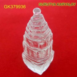 72.20 CT Natural Crystal Shree Yantra | Sphatik Shri Yantra | Shree Maha Laxmi Yantra